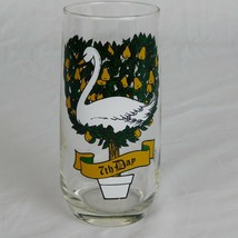 Pepsi Anchor Hocking Christmas Glass 12 Days of Christmas 7th Day Swans Swimming - £11.60 GBP