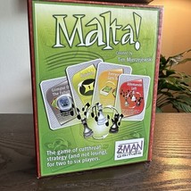 Z-Man Malta! Card Game Cutthroat Strategy Fun Reactions Fast 2-6 Players - $13.50