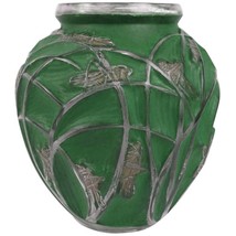 Lalique vases. Sauterelles. Original. Decoration with locusts. - $3,800.00