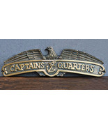 Nautical Marine Captains Quarters Eagle Sailor Anchor Aluminum Wall Deco... - £33.52 GBP
