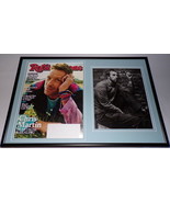 Chris Martin Coldplay Framed 12x18 Photo &amp; 2016 Rolling Stone Cover Display - $69.29