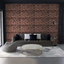 3D Wall Panels with Dark Brown Brick Design 11 pcs EPS - £158.25 GBP