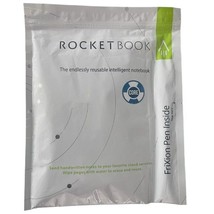 RocketBook Core Smart Notebook Frixion Pen Cleaning Cloth Gray Letter Do... - £18.76 GBP