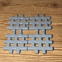 LITTLE TIKES Vtg WEE WAFFLE Blocks MEDIEVAL CASTLE GRAY TOWER WALL Repla... - $4.99