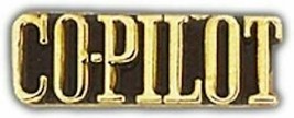 Air Force CO-PILOT Usaf Script Gold Lapel Pin - £11.38 GBP