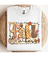 Preppy Fall Vibes PNG Design, Coquette Fall PNG, Autumn Pumpkin Brushstr... - $2.50
