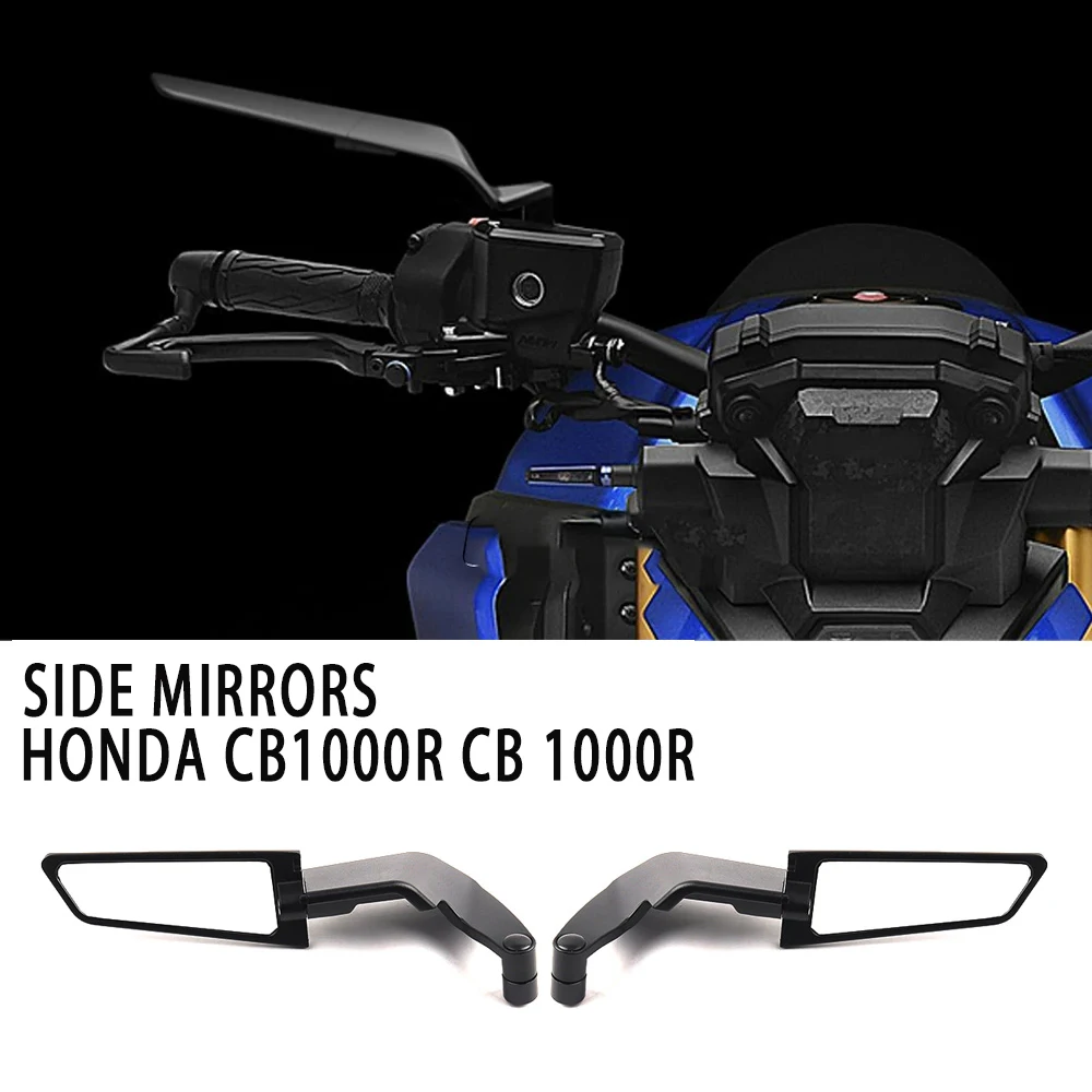 For Honda CB1000R CB 1000R Universal Motorcycle Mirror Wind Wing side Rearview - £44.48 GBP