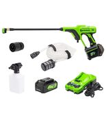 Greenworks 24V 600 PSI Battery Pressure Washer, w/ 4Ah USB Battery and C... - $299.00