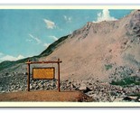 Frank Slide Site Turtle Mountain Alberta Canada UNP Chrome Postcard V1 - $3.91
