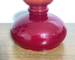 VINTAGE BRIGHT RUBY RED CASED MILK GLASS  LAMP SHADE Made In France 6-3/4” - £27.25 GBP