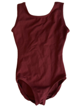 Eurotard Child Burgundy Cami Dance Leotard, Size Int (6x-7) NEW - €10,57 EUR