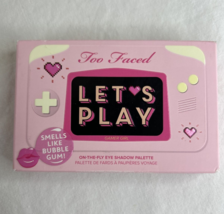 Too Faced LET&#39;S PLAY On-the-Fly Eye Shadow Palette Bubble Gum Scented - ... - $14.01