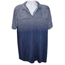 Puma EvoKnit Polo Shirt Mens XL Blue Ombre Tennis Golf Performance 59510... - £13.19 GBP