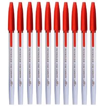 10 Pens Reynolds 045 Fine Carbure Ball Point Pen 0.45 mm Tip RED Brand ADD By In - £29.17 GBP