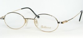 Bellevue B 984 003 Or/Noir Lunettes Monture 47-20-140mm Allemagne - £43.65 GBP