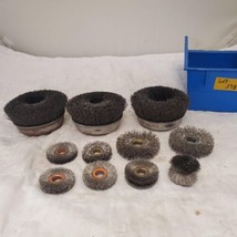Lot of Various Crimped Wire Wheel Brushes Hand Tool LOT 378 - £46.60 GBP