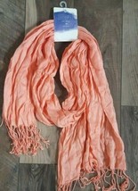 Ladies Sophi Scarf by Gertex Orange 100%Rayon One Size **FREE SHIPPING** - $8.05