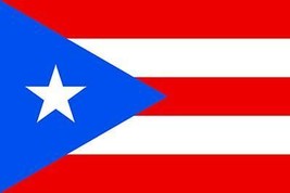large PUERTO RICO 3X5 COUNTRY FLAG banner signs FL204 Polyester double s... - $6.60