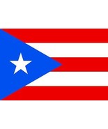 large PUERTO RICO 3X5 COUNTRY FLAG banner signs FL204 Polyester double s... - $9.04 CAD