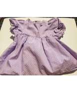 Purple with White Dots Baby Doll Dress  - $15.00