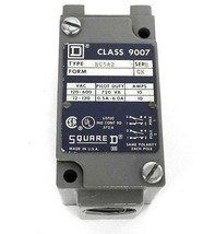 SQUARE D 9007-B65A2 LIMIT SWITCH 9007B65A2, SER. B, FORM: CK - $99.95