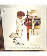 Norman Rockwell Boys Town Fleece Blanket Throw Child Praying Lay Me Down... - €20,49 EUR