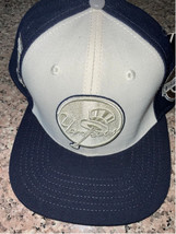 New York Yankees MLB Tonal Logo SnapBack Ivory/Blue - $42.00