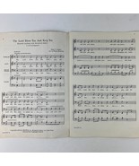 The Lord Bless You And Keep You Peter Lutkin Sheet Music Vintage - £7.89 GBP