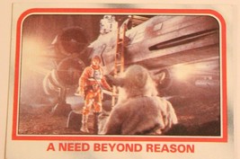Vintage Empire Strikes Back Trading Card #72 A Need Beyond Reason - £1.55 GBP