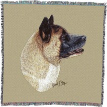 Akita Lap Sq.Are Blanket By Robert May - Working Group - Gift For Dog Lovers - - £62.29 GBP