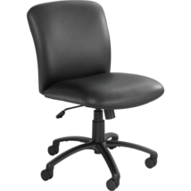 Safco Big & Tall Executive Mid-Back Chair - Black Foam, Polyester... - $565.99