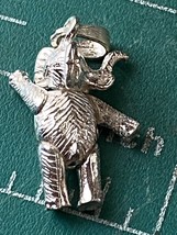 VINTAGE STERLING SILVER ELEPHANT CHARM - MOVEABLE HEAD ARMS AND LEGS - £19.66 GBP
