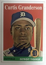 Curtis Granderson Signed Autographed 2007 Topps Heritage Baseball Card -... - £11.99 GBP