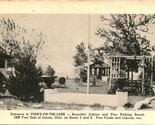 Vtg Postcard Lorrain Ohio OH - Vian&#39;s ON the Lake Beach Resort Entrance UNP - $5.31