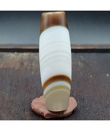 Ancienne perle d&#39;agate baguée motif naturel rare ancien yéménite 37 mm BD-9 - $874.31 MXN