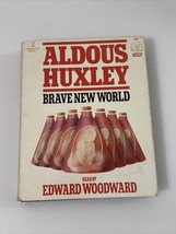 VINTAGE Brave New World Aldous Huxley 1981 AudioBook On Cassette Edward Woodward - £51.47 GBP