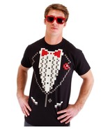 Pixel 8 Instant Tuxedo T Shirt Bow Tie Fun Wedding Cartoon Size Small / ... - $238.84 MXN