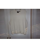 Greg Norman Collection ivory golf vest Large cotton/nylon/spandex - $31.35 CAD