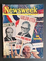 Newsweek Magazine July 20, 1964 GOP Convention Barry Goldwater &amp; Scranton  - 423 - £5.51 GBP