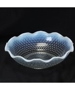 Fenton Moonstone French White Opalescent Hobnail Bowl 9-1/2&quot; Wide 2-1/2&quot;... - $373.67 MXN