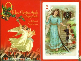 Old Time Christmas Angels Playing Cards Game Bridge Size Deck  - £8.68 GBP