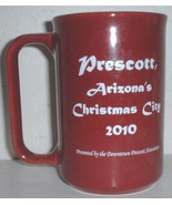 Prescott, 2010 Arizona&#39;s Christmas City ceramic coffee mug - £11.85 GBP