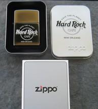 Hard Rock Cafe NEW ORLEANS, Louisiana Zippo Lighter 2003 Polished Smoke ... - $29.40