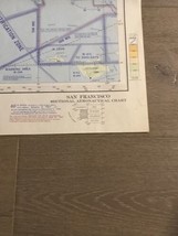 Vintage Sectional Aeronautical Chart Map of San Franscisco 1966 26&quot; X 40&quot; - $30.00