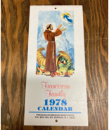 Franciscan family 1978 small calendar - $27.06 CAD