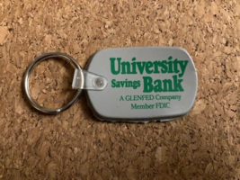 Vintage  University Savings Bank Keychain Collectible - £4.05 GBP