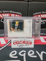 2010 National Treasures Paul Hornung NFL GREATEST Game Worn Patch Bgs 9 - £70.61 GBP
