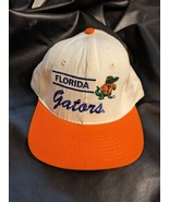 Cappello Snapback Bianco Con Logo Grande Florida Gators Anni &#39;90 - $75.86