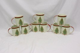Christopher Radko Christopher Tree Mugs Set of 9 - £54.70 GBP