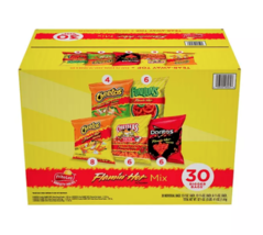 Frito Lay Flamin&#39; Hot Mix Chips Variety Pack 30 pk - Free Shipping - £27.28 GBP